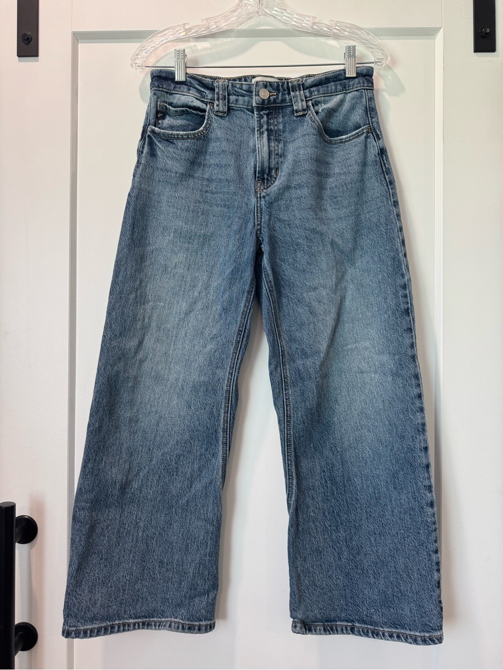 KanCan High-Rise Wide Leg Jeans in Medium Blue Wash